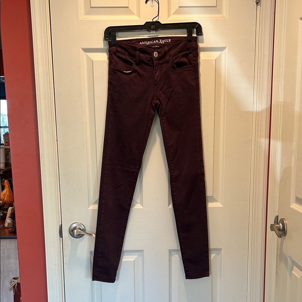 American Eagle Outfitters Women's Jeggings - Dark Purple